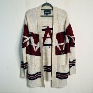 Lovemarks Southwest Collegiate Open Cardigan Sweater